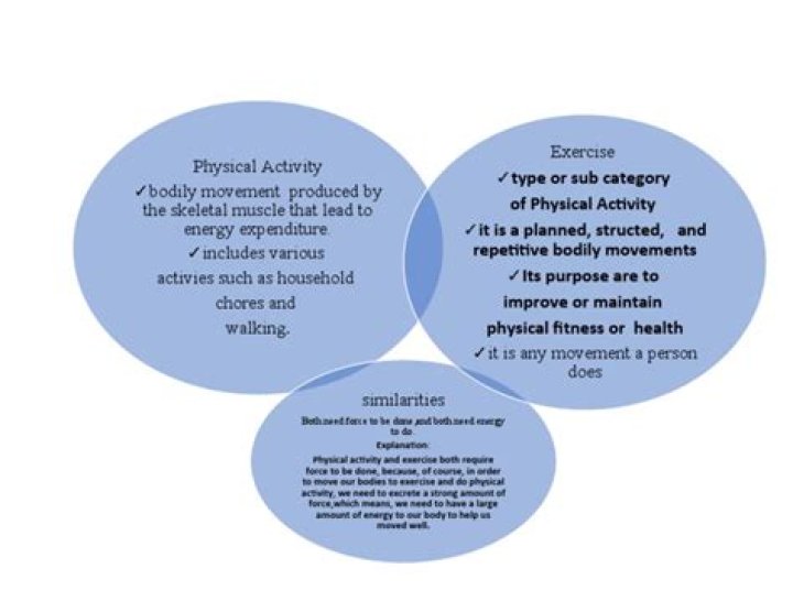 What is the similarities of physical activity and exercise?