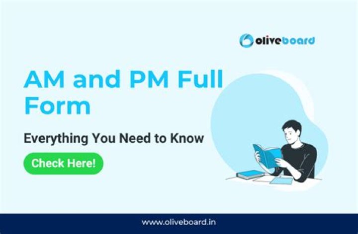 What is the stand for AM and PM?