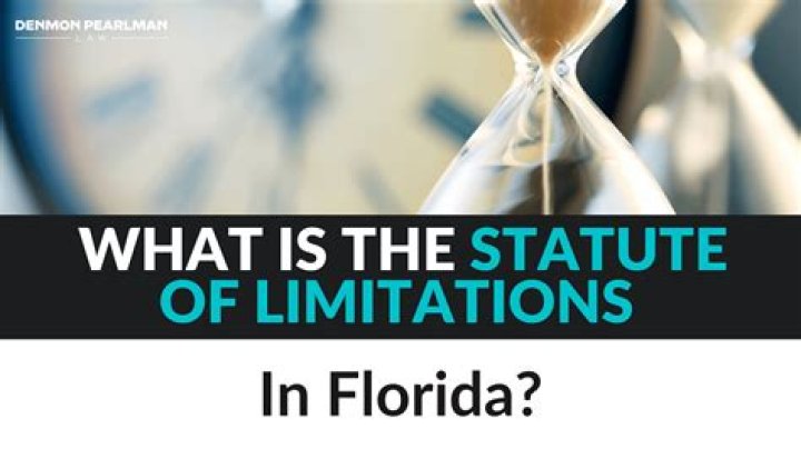 What is the statute of limitations on a bad check in Florida?