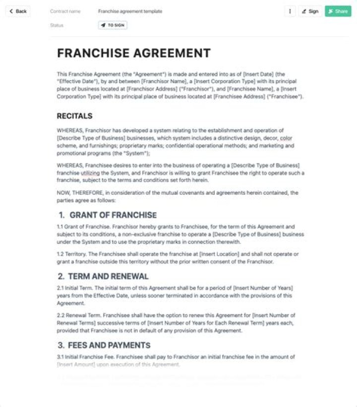 What is the term of the franchise agreement for 7-Eleven?