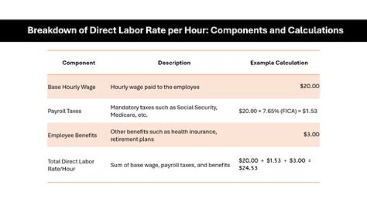 What is the variable overhead standard cost per direct labor hour?
