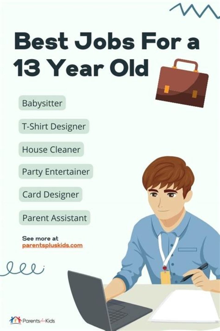 What jobs can you get at the age of 13?
