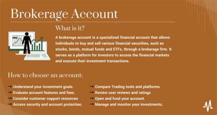 What kind of information can you find on a brokerage account?