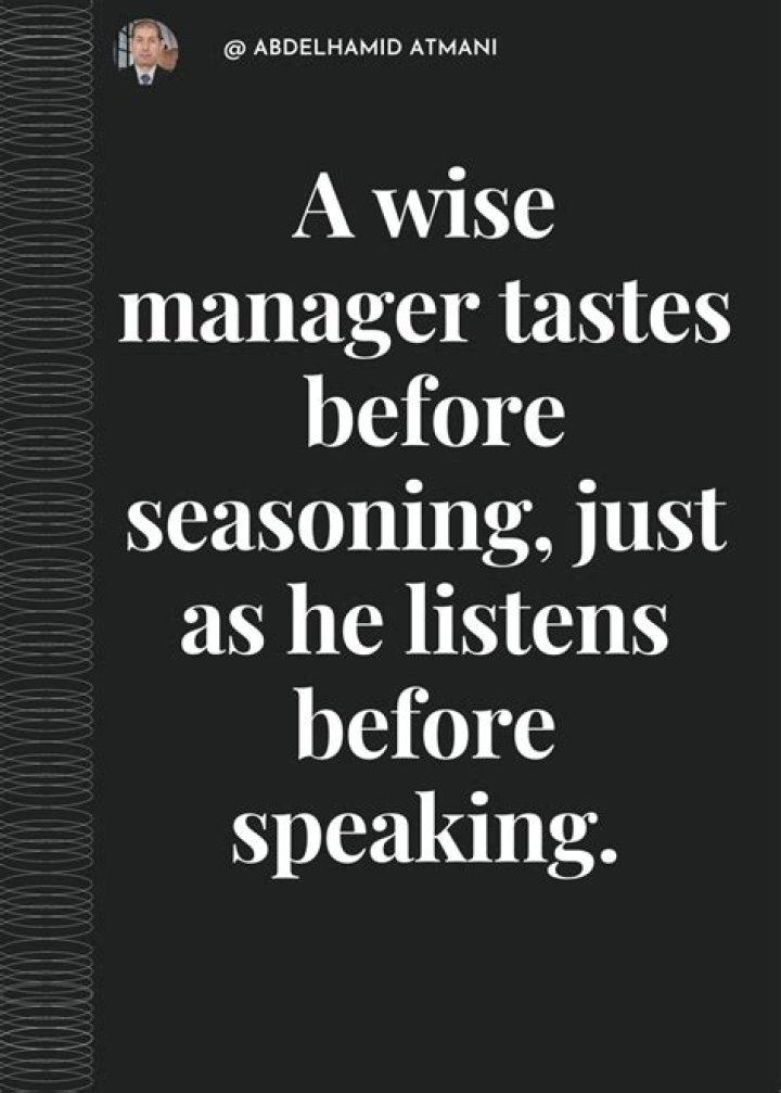 What makes a wise manager?