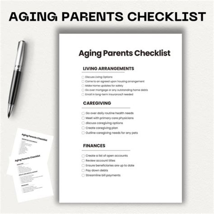 What paperwork do I need for my elderly parents?