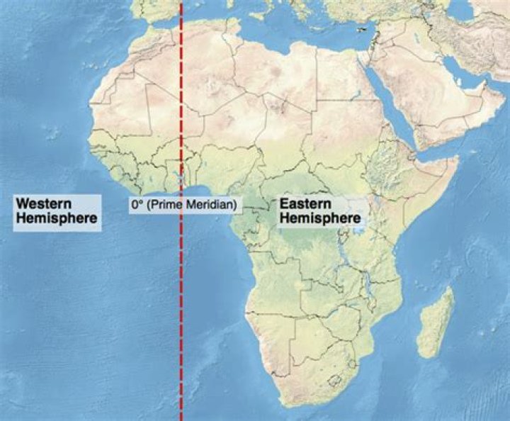 What part of Africa is in the Western Hemisphere?