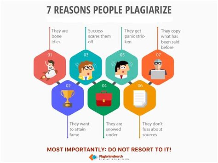 What percentage of people plagiarize?