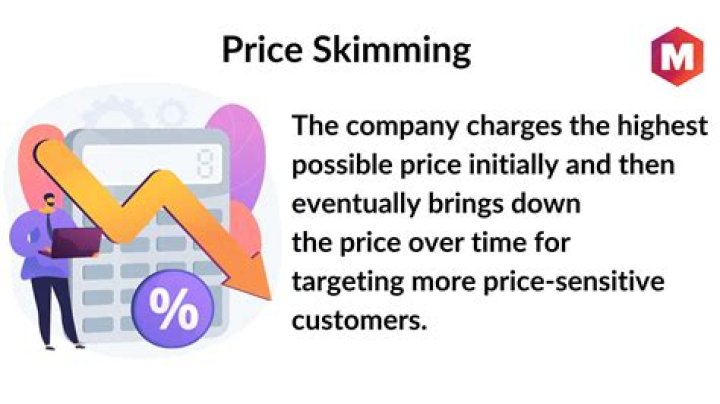 What products use price skimming?