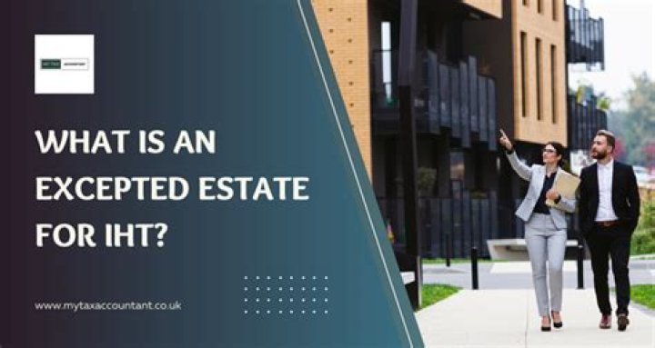 What qualifies as an excepted estate for inheritance tax?