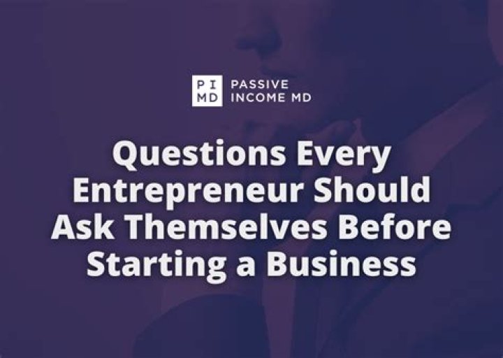 What questions should Entrepreneur ask themselves before they start their own business?