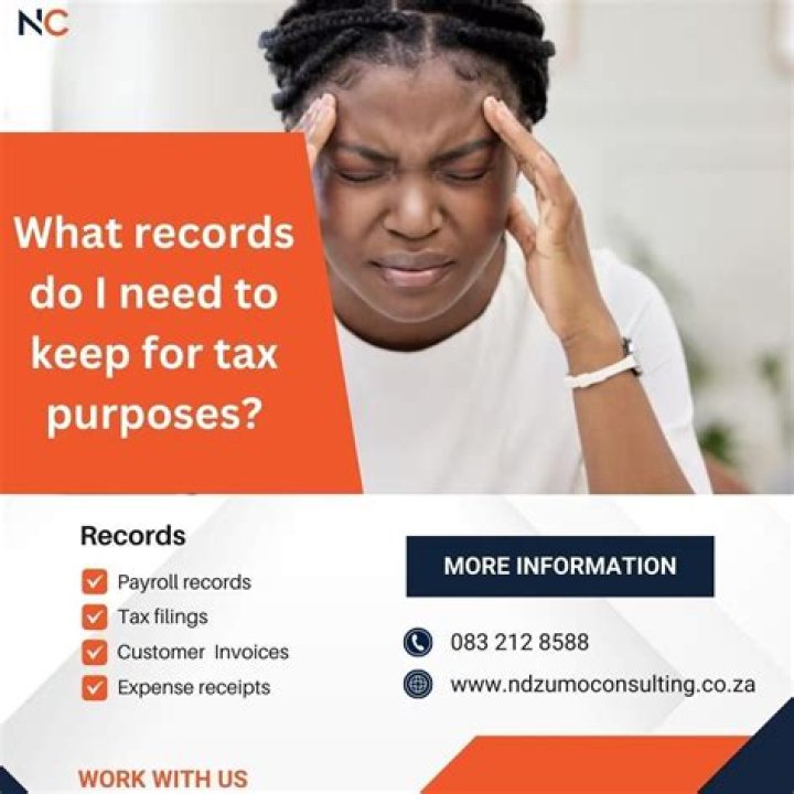 What records do I need to keep for tax purposes?