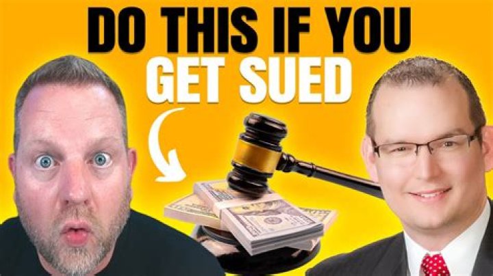 What should I do if I get sued for property tax?