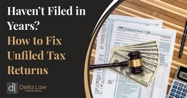 What should I do if I have years of unfiled tax returns?