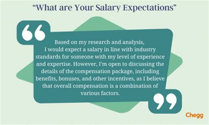 What should I say for salary expectation?