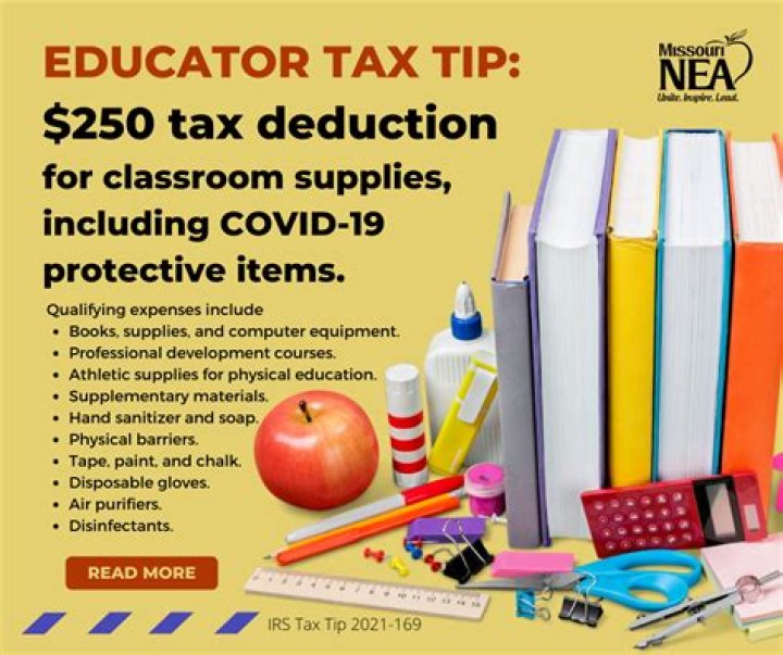 What teacher expenses are tax deductible?
