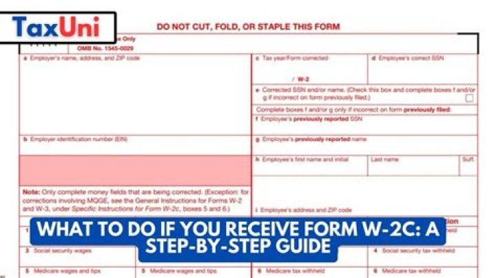What to do if you get a W-2c from a previous employer?
