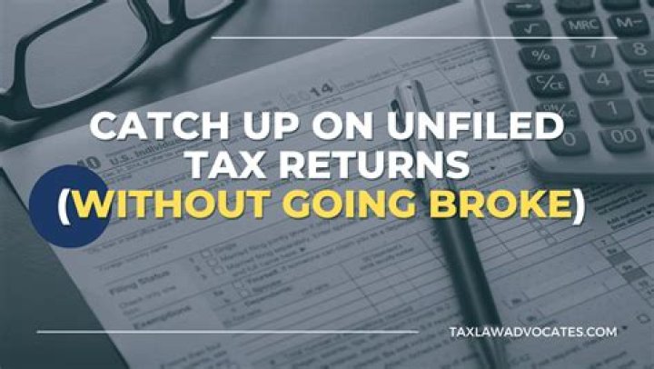 What to do if you have unfiled tax returns?