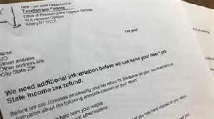 What to do if you receive a letter from the NYS Tax Department?
