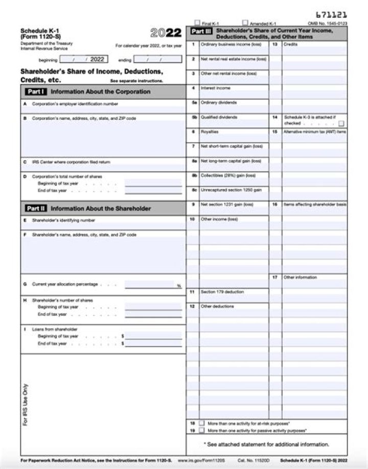 What to do with Schedule K-1, line 20?