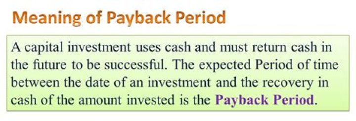 What type of companies use payback method?