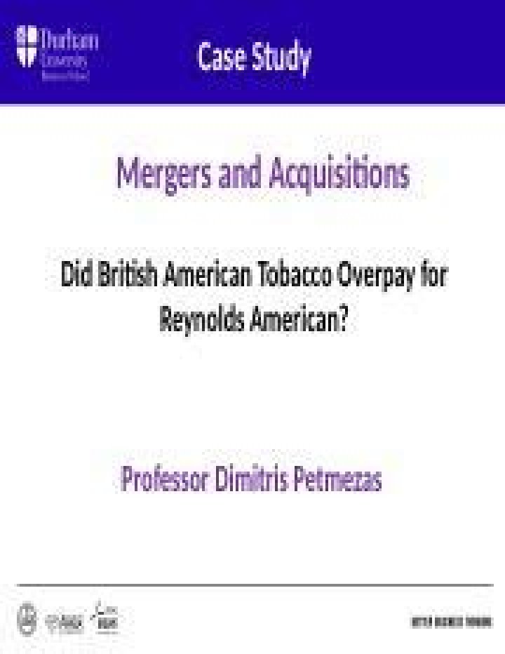 When did British American Tobacco acquire Reynolds American?