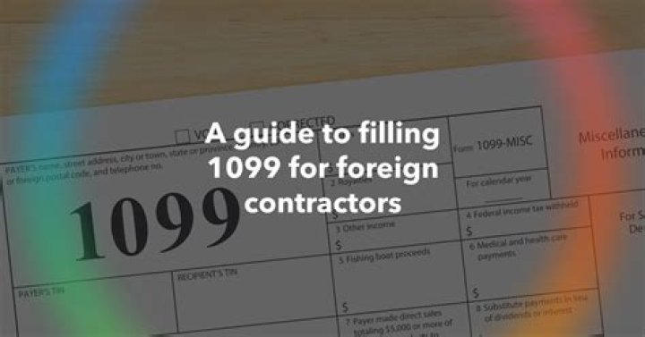 When do foreign companies need to file a 1099 for independent contractors?