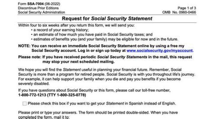 When do I get my social security statement?