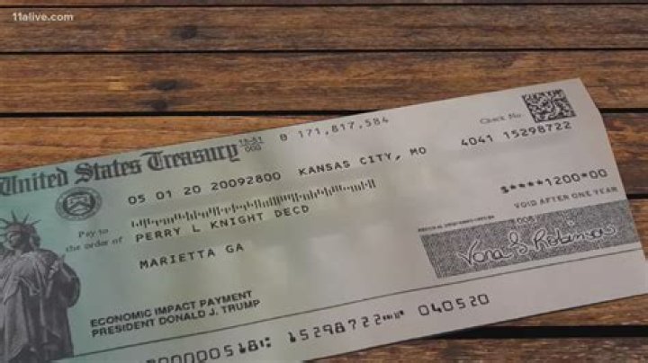 When do I get my stimulus check for my deceased husband?