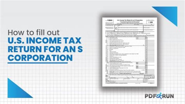 When do I need to prepare my S corporation tax return?