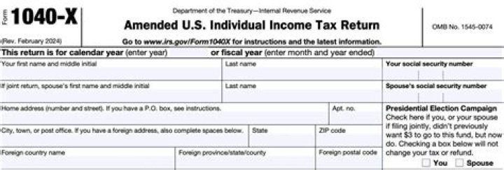 When do you have to amend your 1040X tax return?