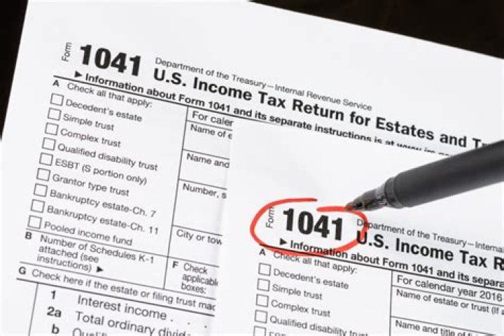 When does an estate need to file a Form 1041?