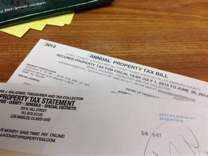 When does the Los Angeles County Treasurer send out the tax bill?