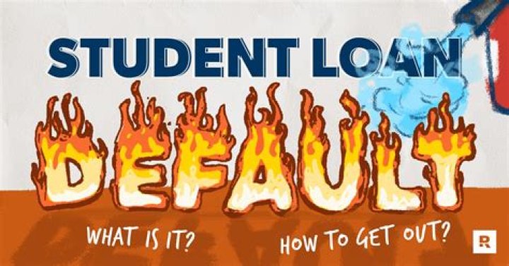When is a student loan considered in default?
