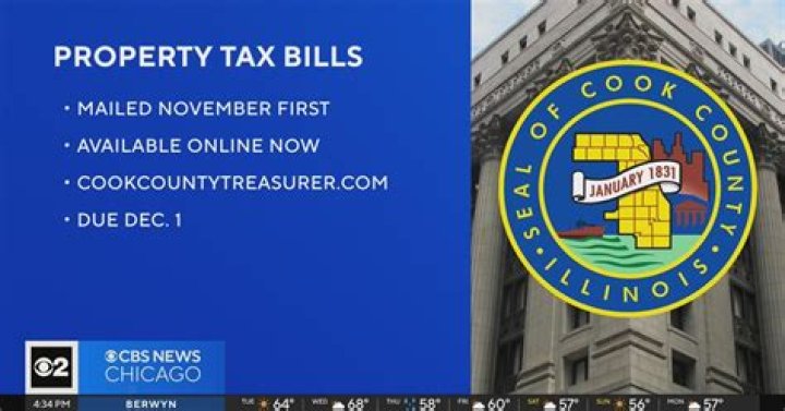 When is the second installment of property taxes due?