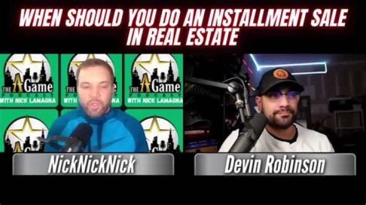 When should you do an installment sale?