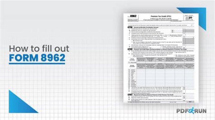 When to fill out Form 8962?