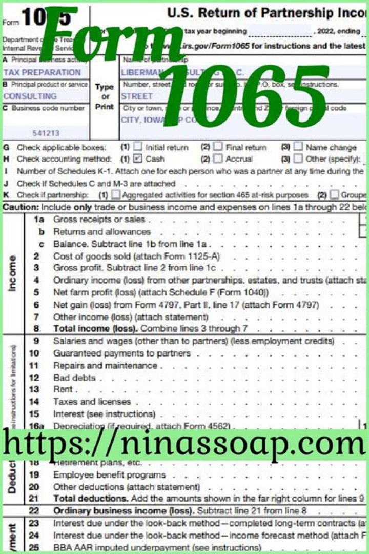 Where can I find the instructions for Form 1065?
