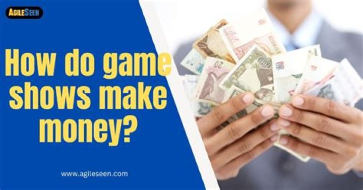 Where do game shows get their money to give away?