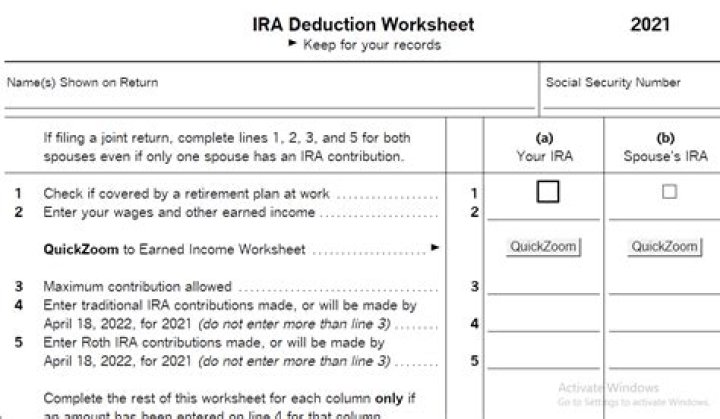Where do I deduct my IRA contribution on 1040 for 2018?