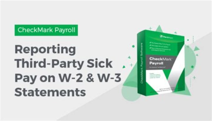 Where do I enter third party sick pay on W-2?