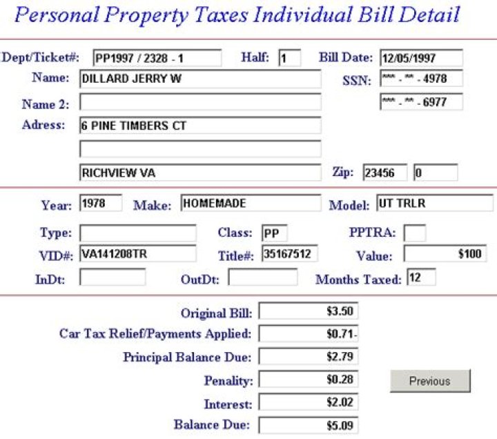 Where do I pay personal property tax in Missouri?