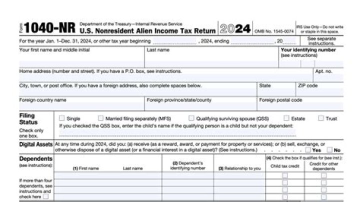 Where do I report NOL on Form 1040?