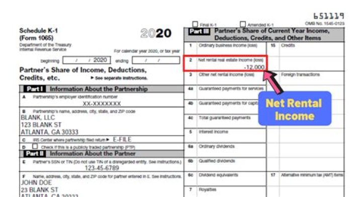 Where does IRA income go on a K-1?
