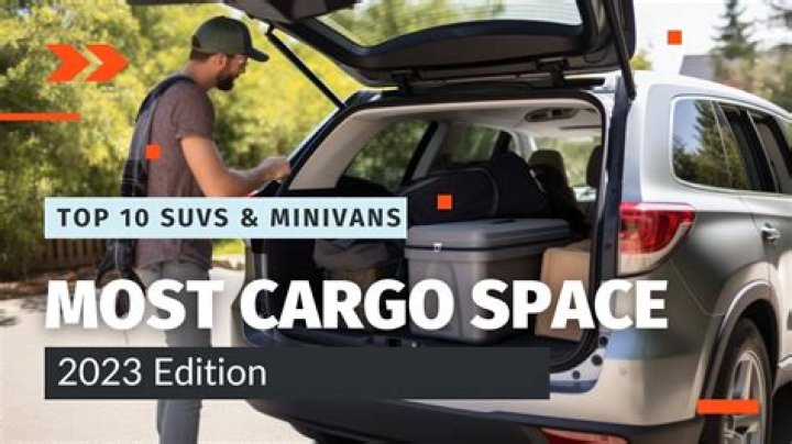 Which has more cargo space SUV or minivan?