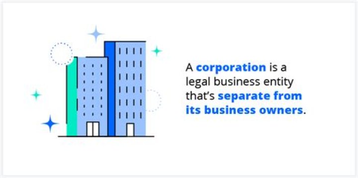 Which is a separate entity from a corporation?