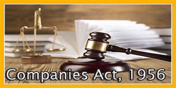 Which sections of companies Act 1956 are still applicable?