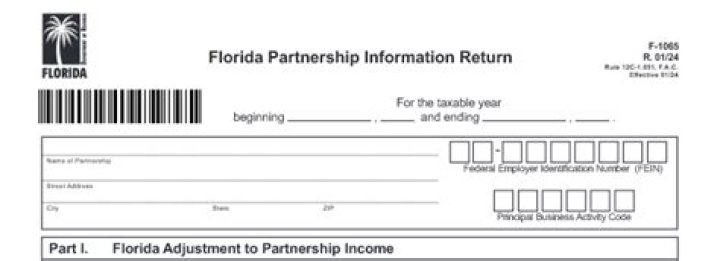 Who files Florida F-1065?