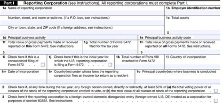 Who has to file a form 5472?