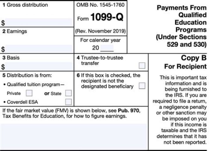 Who is required to report distributions on form 1099-q?
