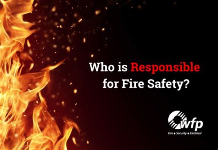 Who is responsible for fire safety in commercial premises?